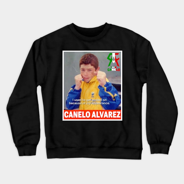 canelo alvarez when I was a child Crewneck Sweatshirt by alustown